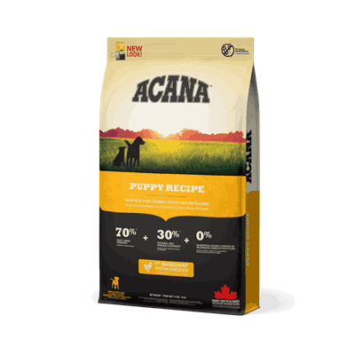 1035 ACANA Dog Puppy Recipe Front Left 11.4kg EMEA APAC Canada English.png