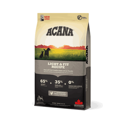 1041 ACANA Dog Light & Fit Recipe Front Left 11.4kg EMEA APAC Canada English.png