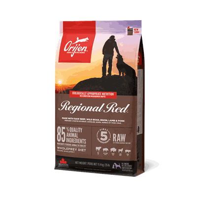 1006 ORIJEN Regional Red Dog Front Left 11.4kg Canada EMEA APAC_1.png