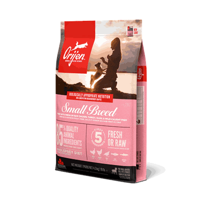 1055 ORIJEN Small Breed Dog Front Left 4.5kg Canada EMEA APAC.png