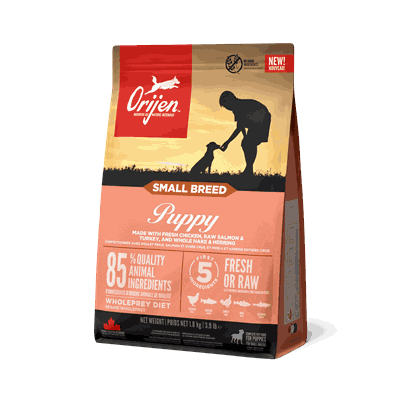 1075_Rel ORIJEN Small Breed Puppy Front Left 1.8kg EMEA APAC.png