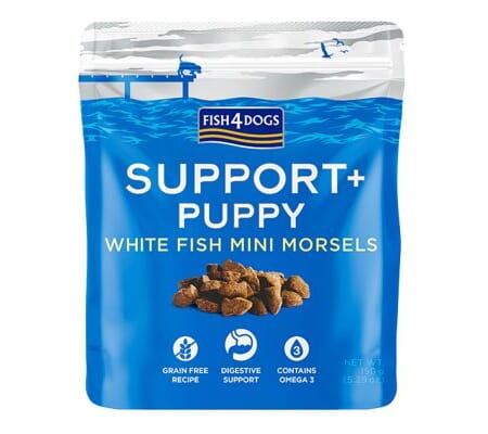 F4D Puppy Digestion White fish Bits 150 g