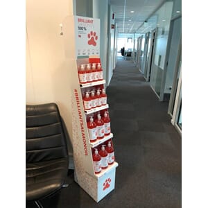 Brilliant lakseolje Popup stort stativ