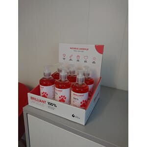 Brilliant lakseolje Popup lite stativ